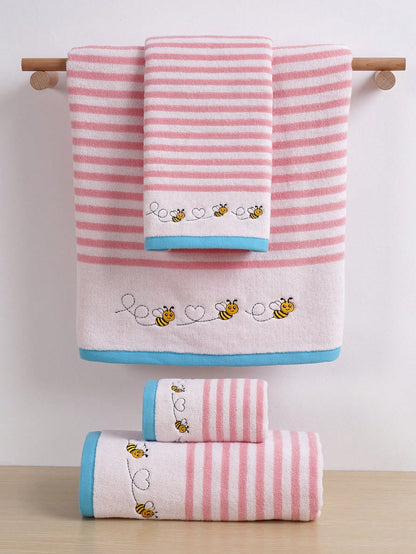 منشفة حمام مطرزة كرتونية 1 قطعة