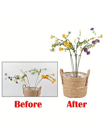 عصا دعم النبات (5-10 قطع) حامي نبات الزهور في الأواني، ثابت الأوركيدا لمنع الانحناء، تستخدم للحدائق المنزلية 10.62بوصة*0.59بوصة*1.42بوصة