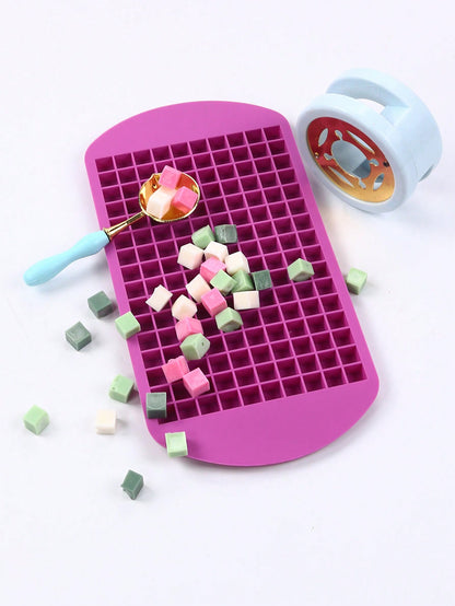 حبات شمع صغيرة مربعة بسعة 160 حفرة لصنع قوالب السيليكون/قوالب قطرات الشوكولات