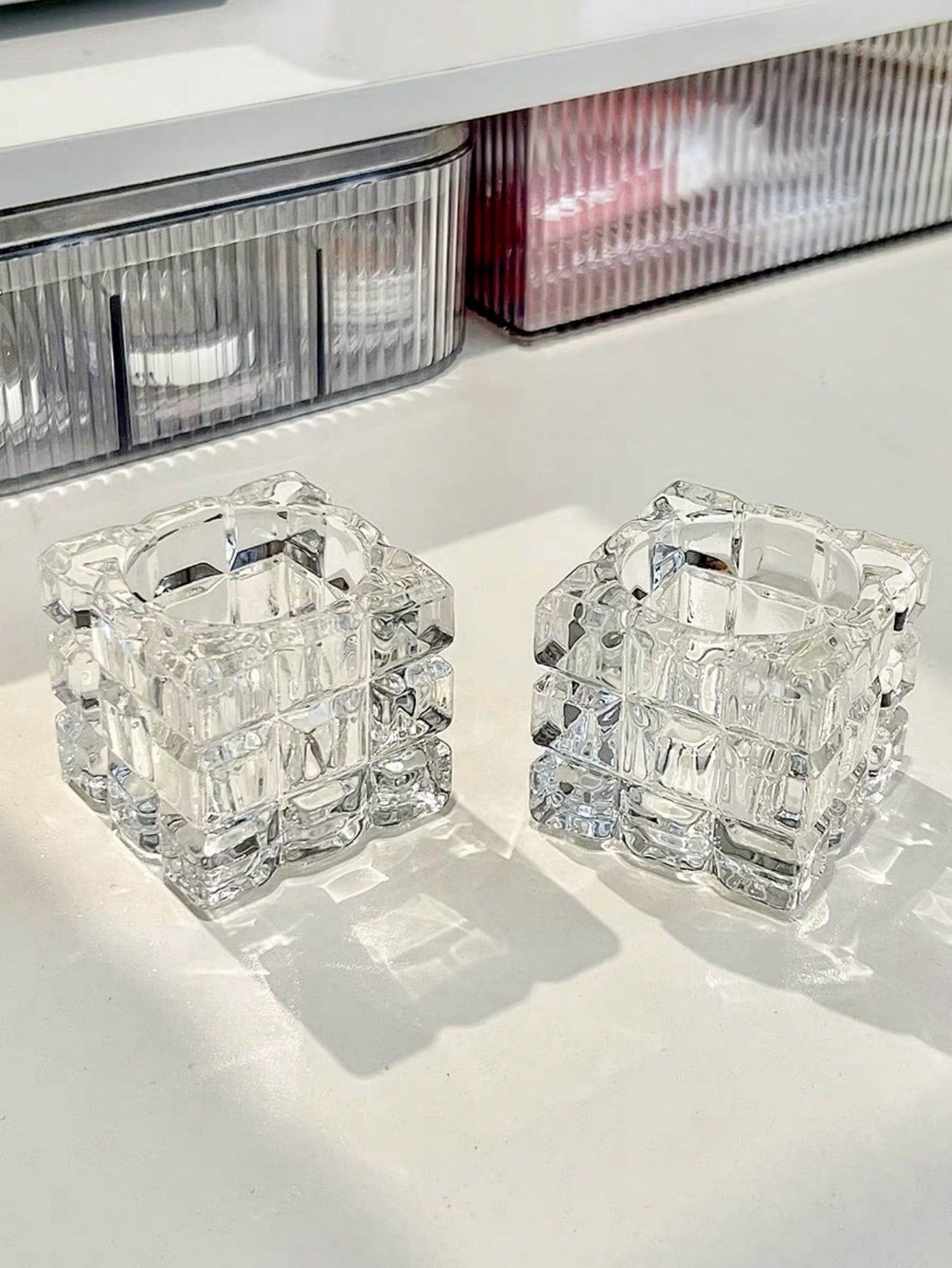 ملعقة كريم وصندوق تخزين لمستحضرات الحمام