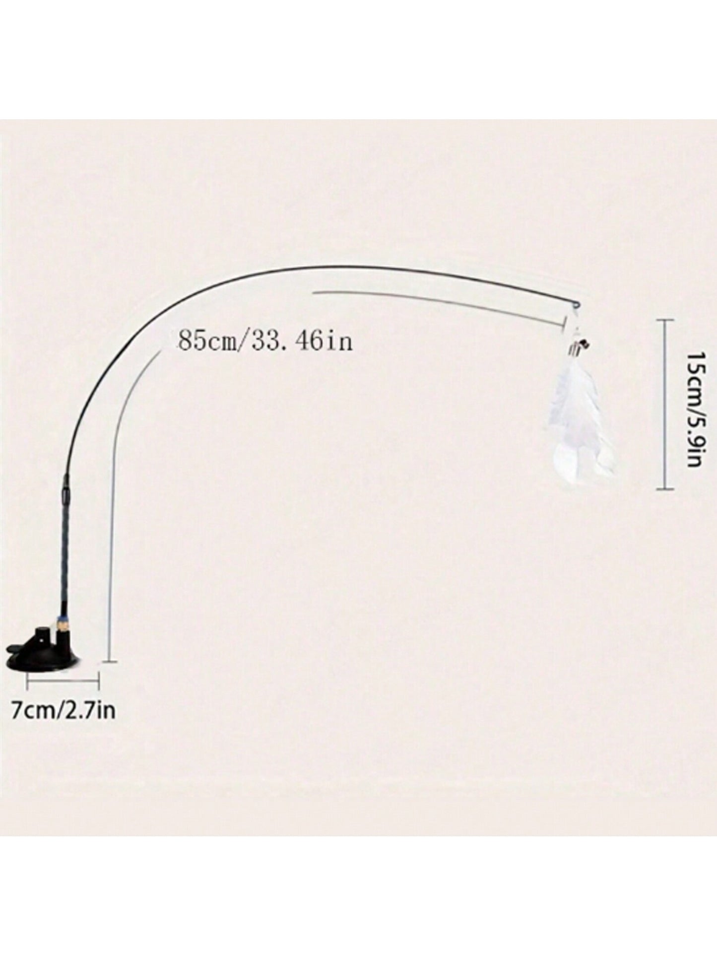 ريشة ديكور القط