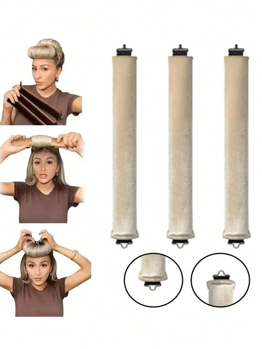 طقم بكرات الشعر 3 قطع