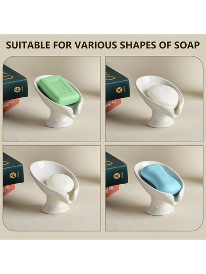 حامل صابون إبداعي واحد، صينية صابون سيراميك نمط رخامي