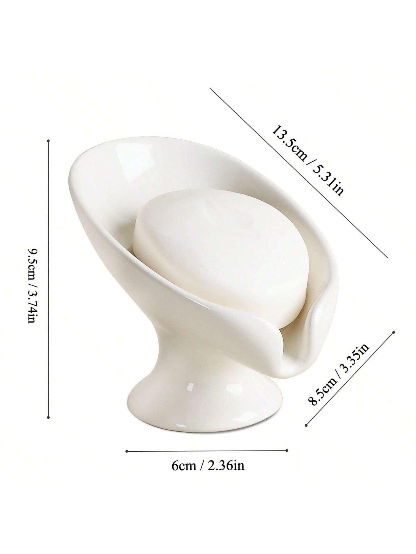 حامل صابون إبداعي واحد، صينية صابون سيراميك نمط رخامي