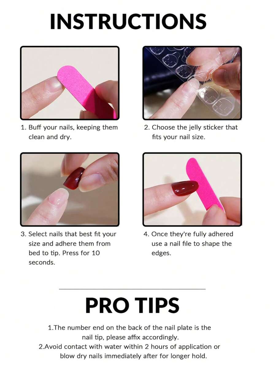 الأظافر المستديرة بشكل لوزي