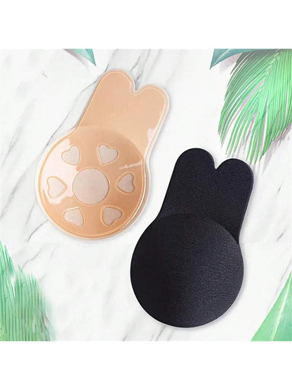 صدرية حمالات الصدر اللاصقة بالسيليكون الخفية بدون حمالات للنساء المقاسات صغير / كبير / خصوصي