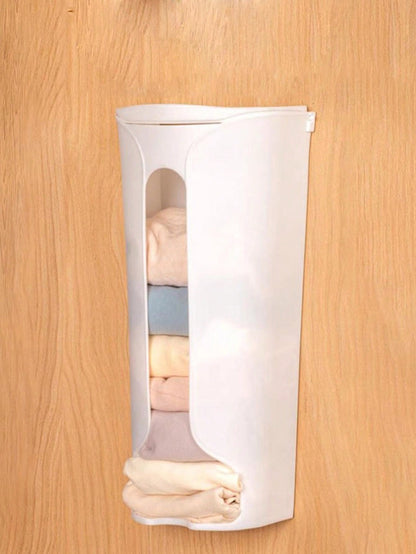 علبة تخزين الملابس الداخلية قابلة للتعليق على الحائط وغير لاصقة للمنظم، حقيبة معلقة من نوع الدرج