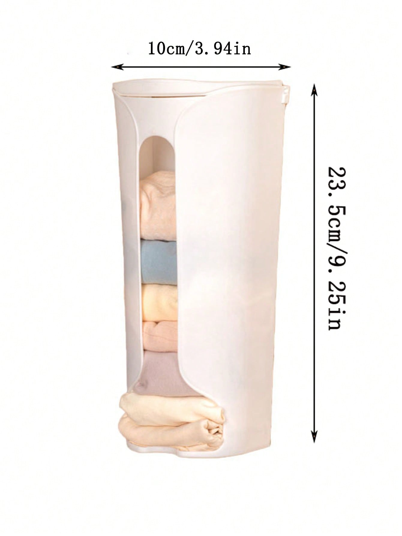 علبة تخزين الملابس الداخلية قابلة للتعليق على الحائط وغير لاصقة للمنظم، حقيبة معلقة من نوع الدرج