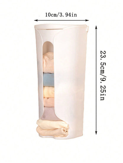 علبة تخزين الملابس الداخلية قابلة للتعليق على الحائط وغير لاصقة للمنظم، حقيبة معلقة من نوع الدرج