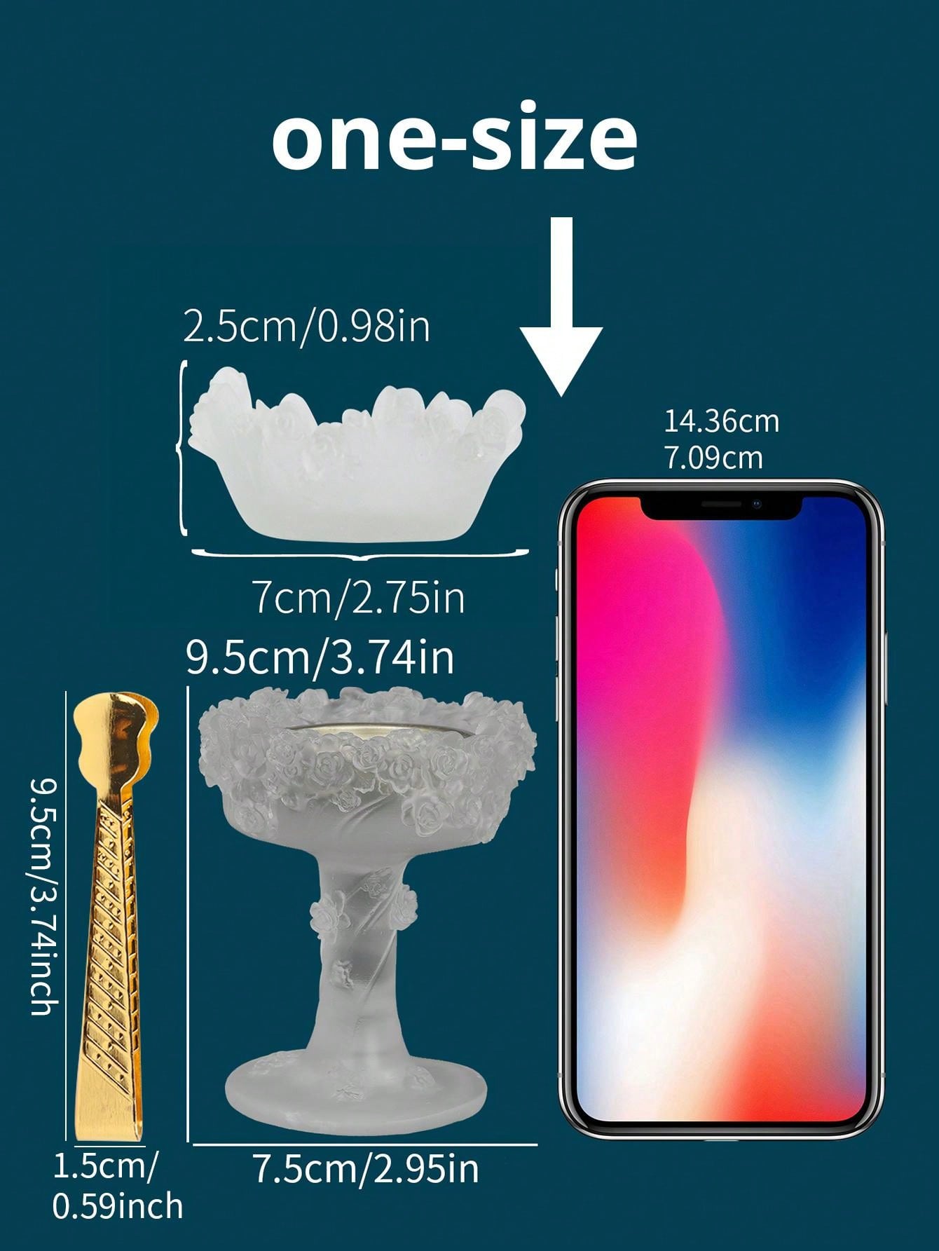 طقم مبخرة ومشابك بتصميم زهور، حامل بخور بوليريسين منقوش على شكل وردة لديكور المنزل 3 قطع