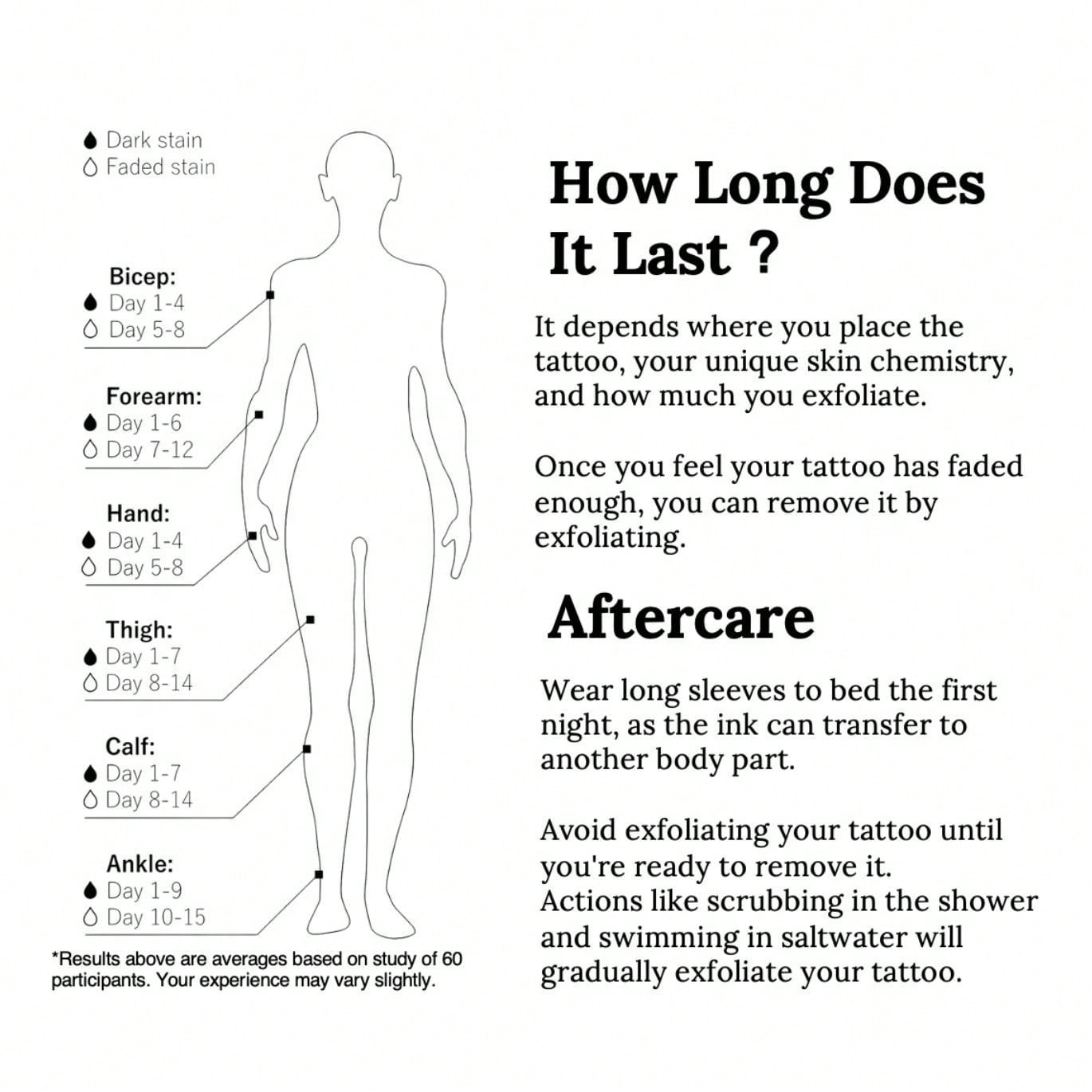 طقم من الوشم بتقنية ثورية قطعة واحدة, وشم شبه دائم, ملاك, وشم مؤقت, وشم صناعي, مقاوم للماء, مظهر وشم حقيقي, نباتي, وشم, أجنحة, تاج, X068