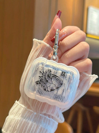 غلاف أيروبود مطبوع بمثال على رسم تخطيطي لتشريح القلب