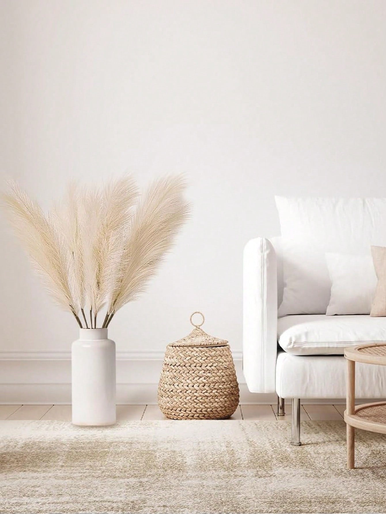 نباتات القصب الاصطناعية للديكور البوهيمي