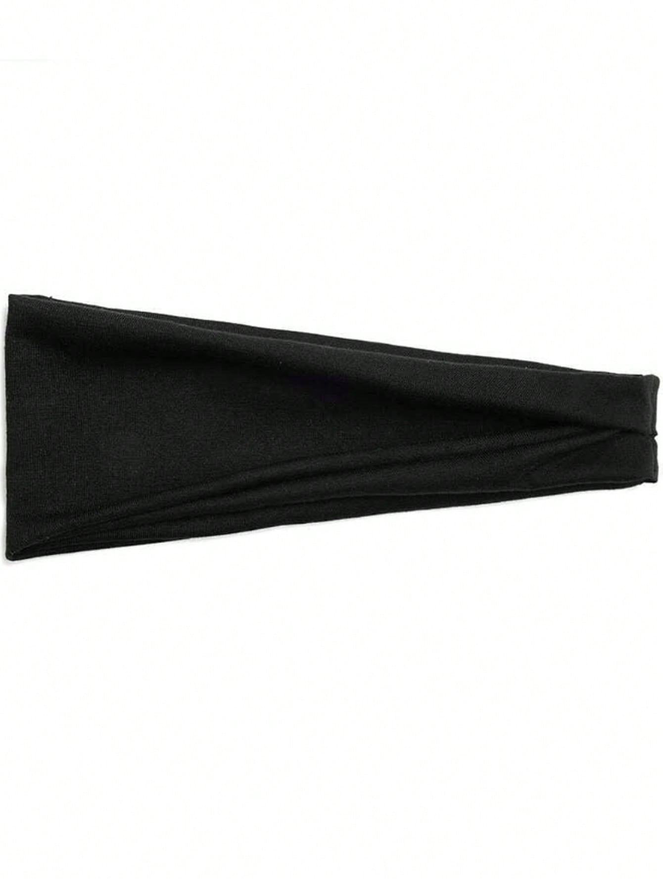 شريط للرأس للرياضة واللياقة البدنية بلون سادة للرجال والنساء . يتميز بملمس مطاطي و يستخدم للجري أو اليوجا