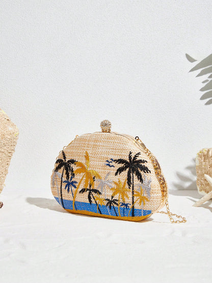 حقيبة يد بخيوط جوز الهند لمهرجان الموسيقى والاجازات