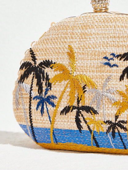 حقيبة يد بخيوط جوز الهند لمهرجان الموسيقى والاجازات
