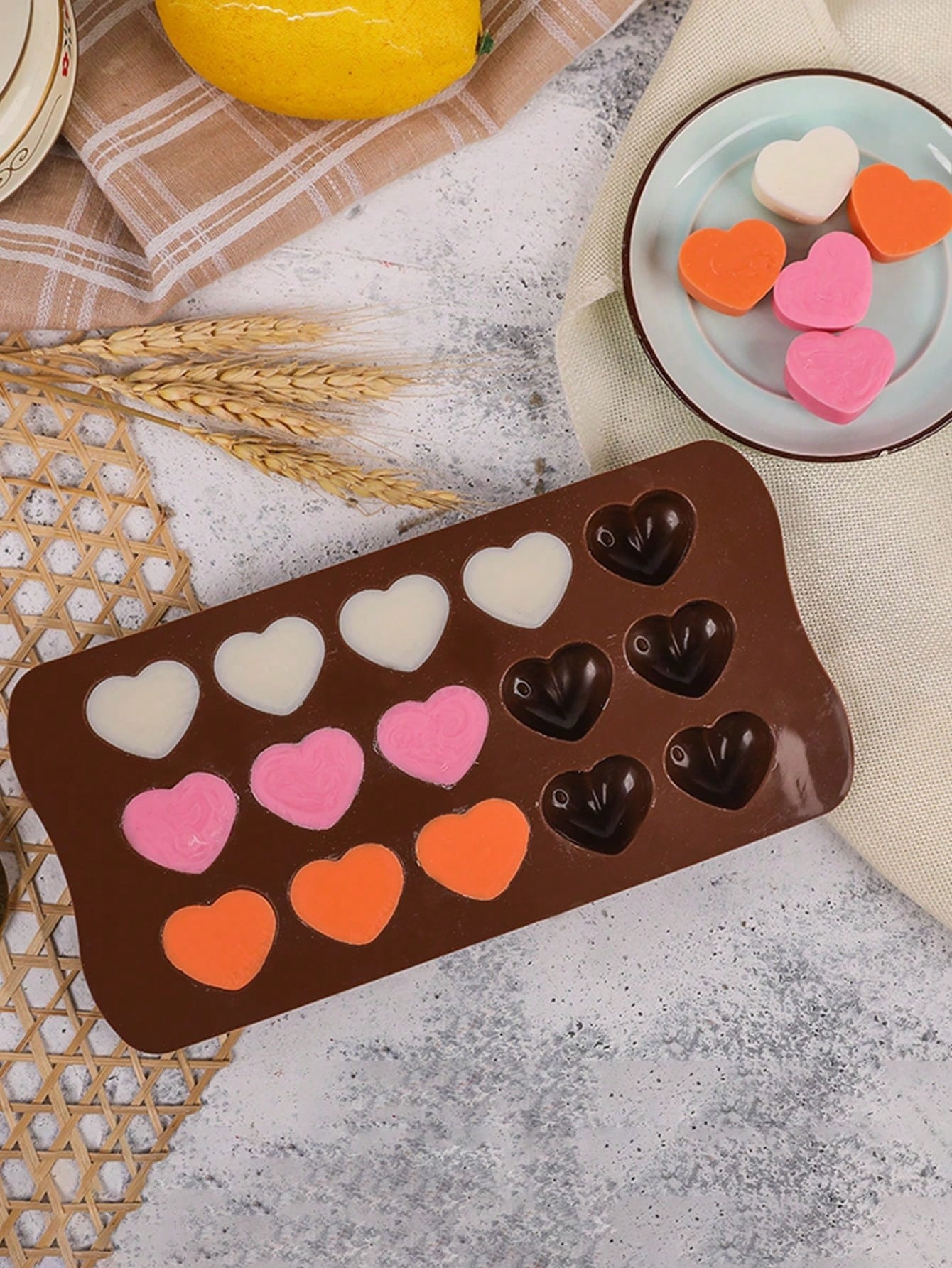 قطعة قوالب حلوى السيليكون