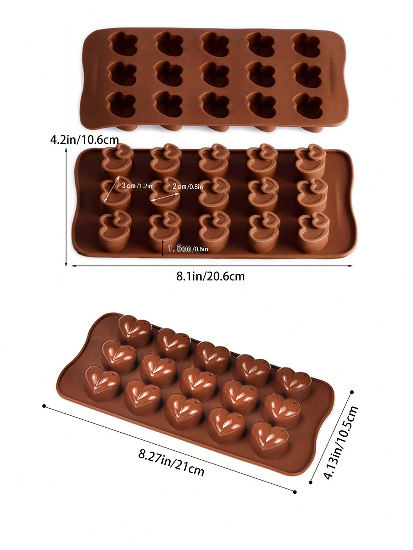 قطعة قوالب حلوى السيليكون