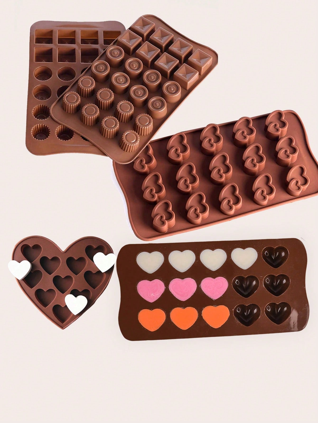 قطعة قوالب حلوى السيليكون