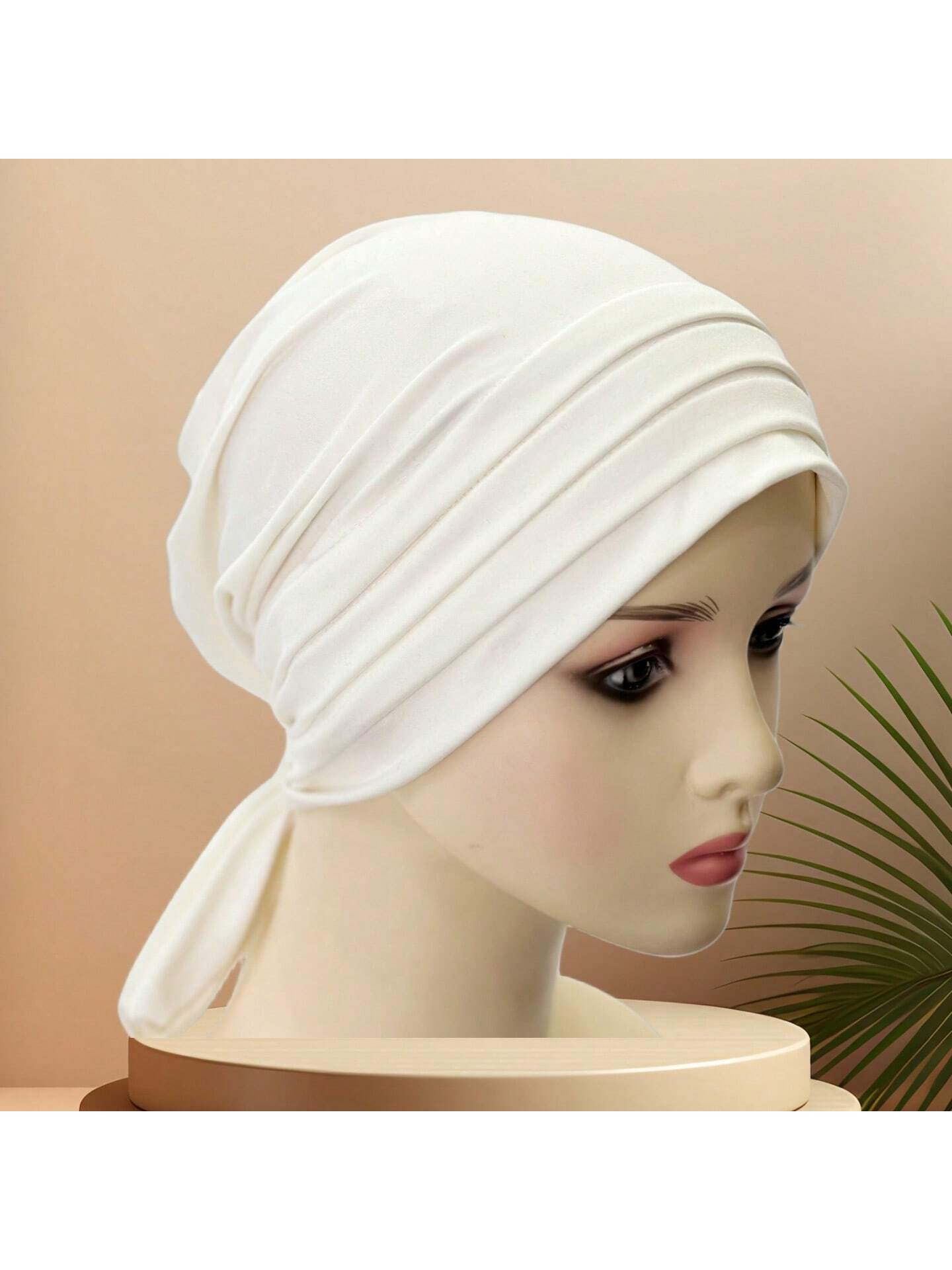 حجاب طويل للرأس من الحرير عالي الجودة باللون الصلب للنساء، يطوى 4مرات، ربطتان، غطاء رأس وملابس رعاية الشعر، مواد حرير اللبن فائقة النعومة ومضادة للغبار