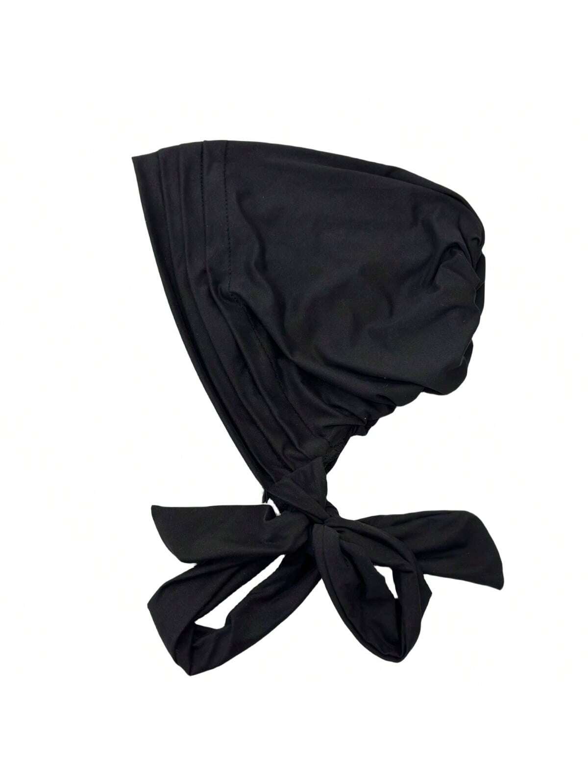 حجاب طويل للرأس من الحرير عالي الجودة باللون الصلب للنساء، يطوى 4مرات، ربطتان، غطاء رأس وملابس رعاية الشعر، مواد حرير اللبن فائقة النعومة ومضادة للغبار