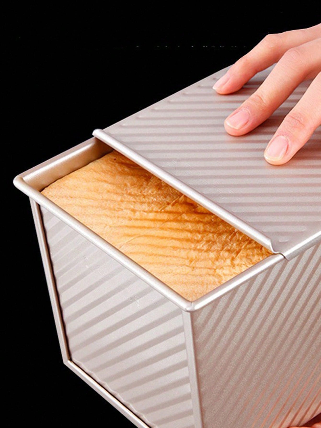 قصدير الخبز مستطيل قطعة واحدة