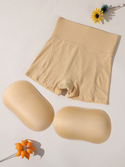 سروال تنحيف شبكي للفخذين منفوش