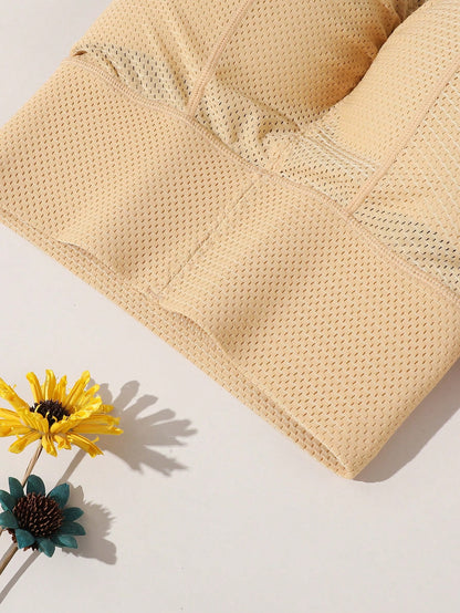 سروال تنحيف شبكي للفخذين منفوش