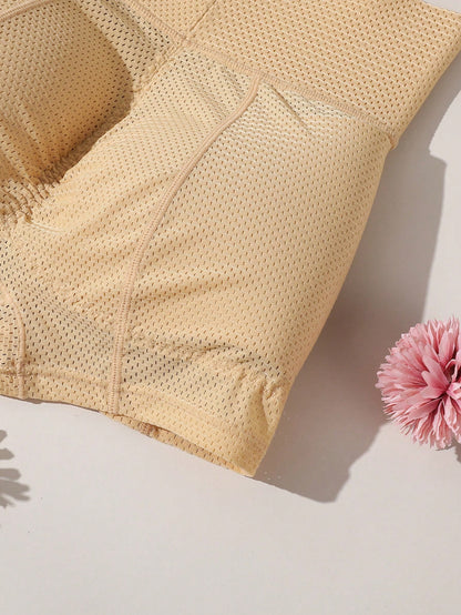 سروال تنحيف شبكي للفخذين منفوش