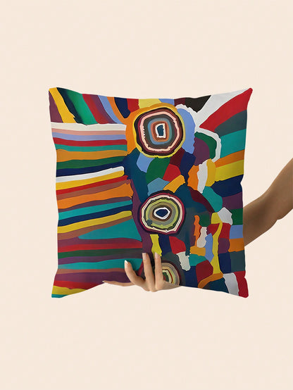 غطاء وسادة فنية مجردة ناعمة جدًا