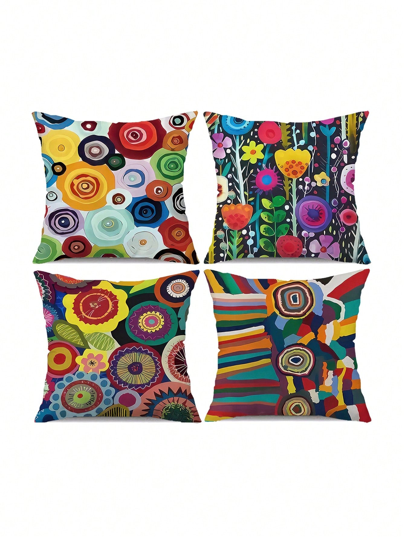 غطاء وسادة فنية مجردة ناعمة جدًا