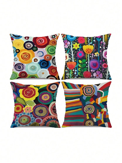 غطاء وسادة فنية مجردة ناعمة جدًا