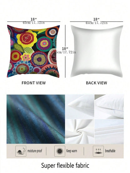 غطاء وسادة فنية مجردة ناعمة جدًا