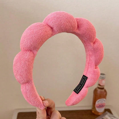 حزمة واحدة من الحزام الرأسي للسبا لغسل الوجه أو الوجه الحمام