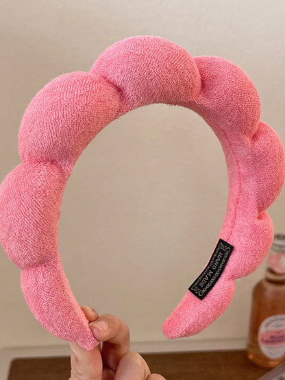 حزمة واحدة من الحزام الرأسي للسبا لغسل الوجه أو الوجه الحمام