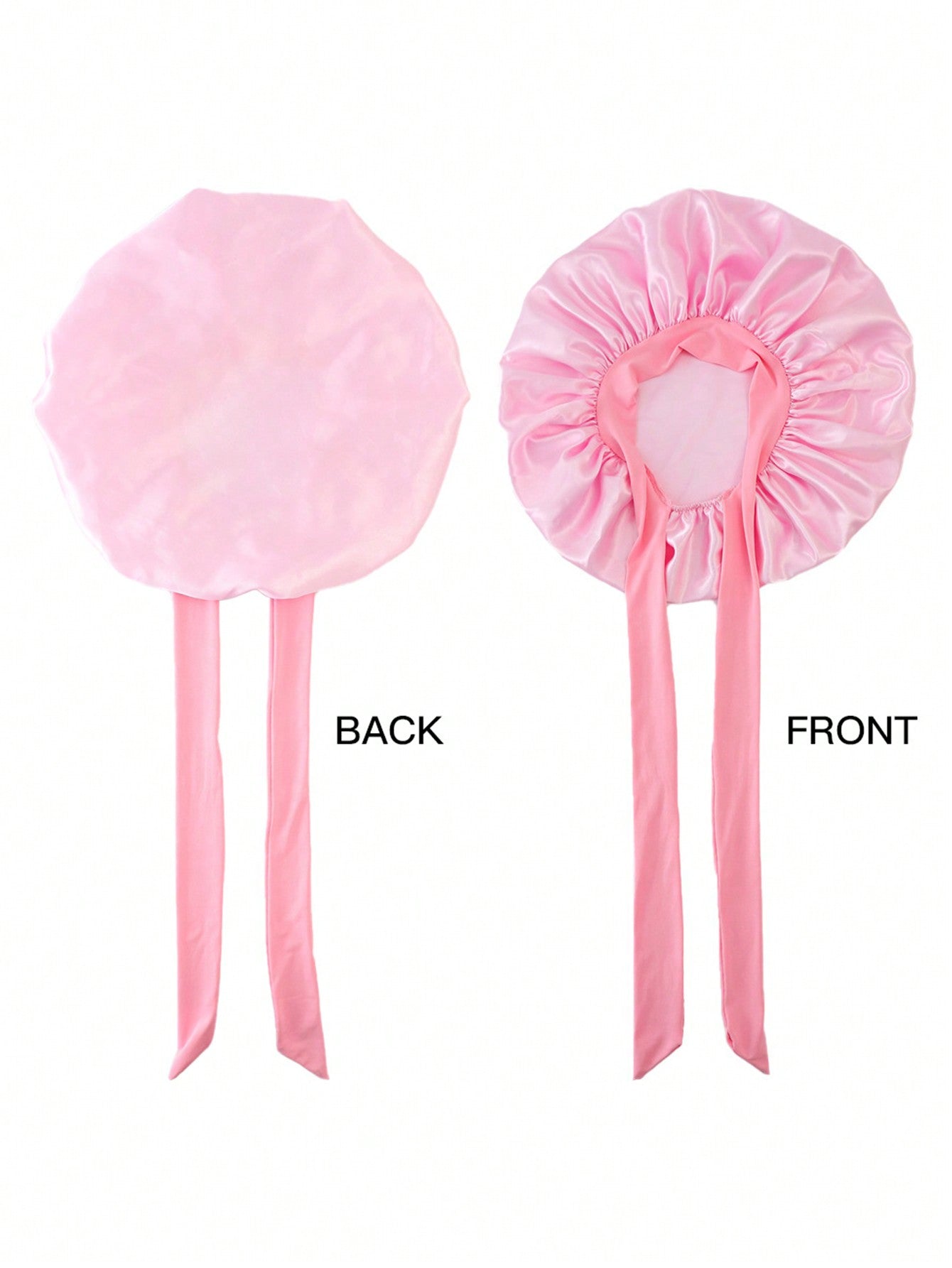 قبعة دائرية بشريط دينج وقوس زخرفي واسع مطاطي محاك من الحرير لتزيين الشعر مع حافة واسعة من الأقمشة الداخلية ليلية