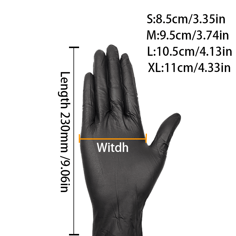 قفازات نتريل للتخلص