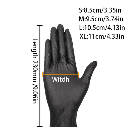 قفازات نتريل للتخلص