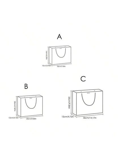 حقيبة هدايا ورقية مزخرفة بزهر الأسلوب