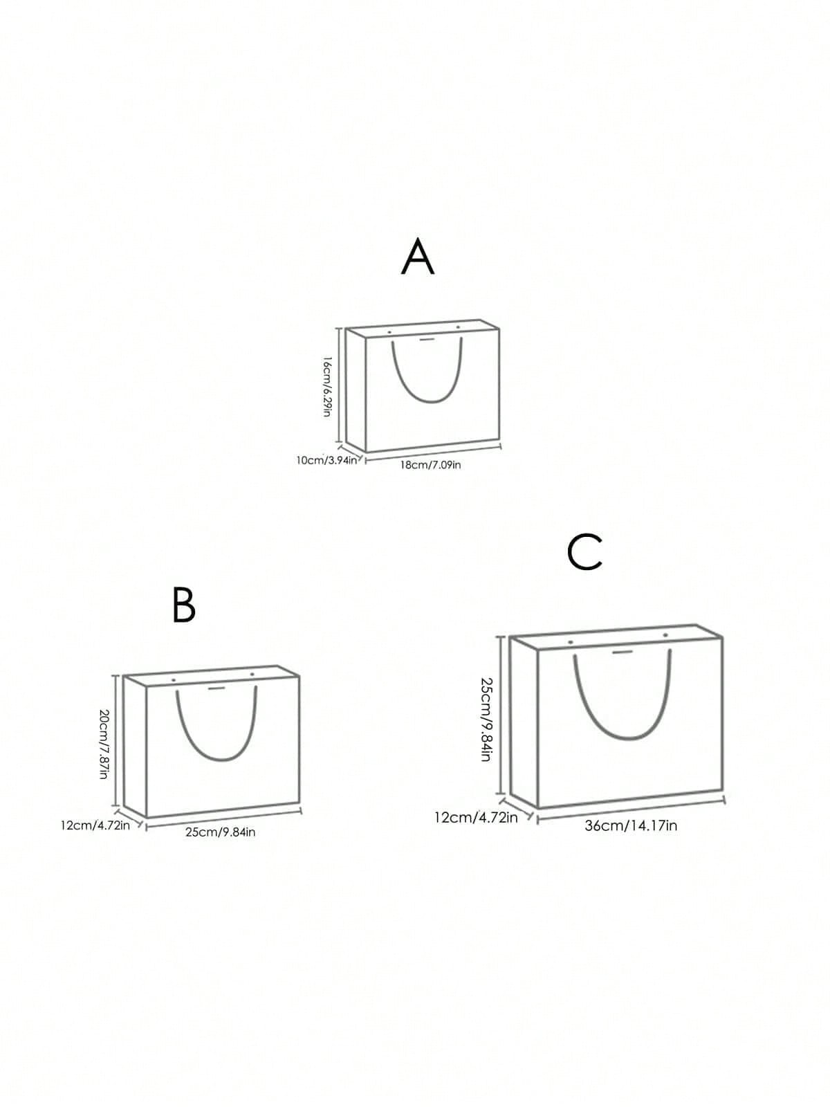 حقيبة هدايا ورقية مزخرفة بزهر الأسلوب