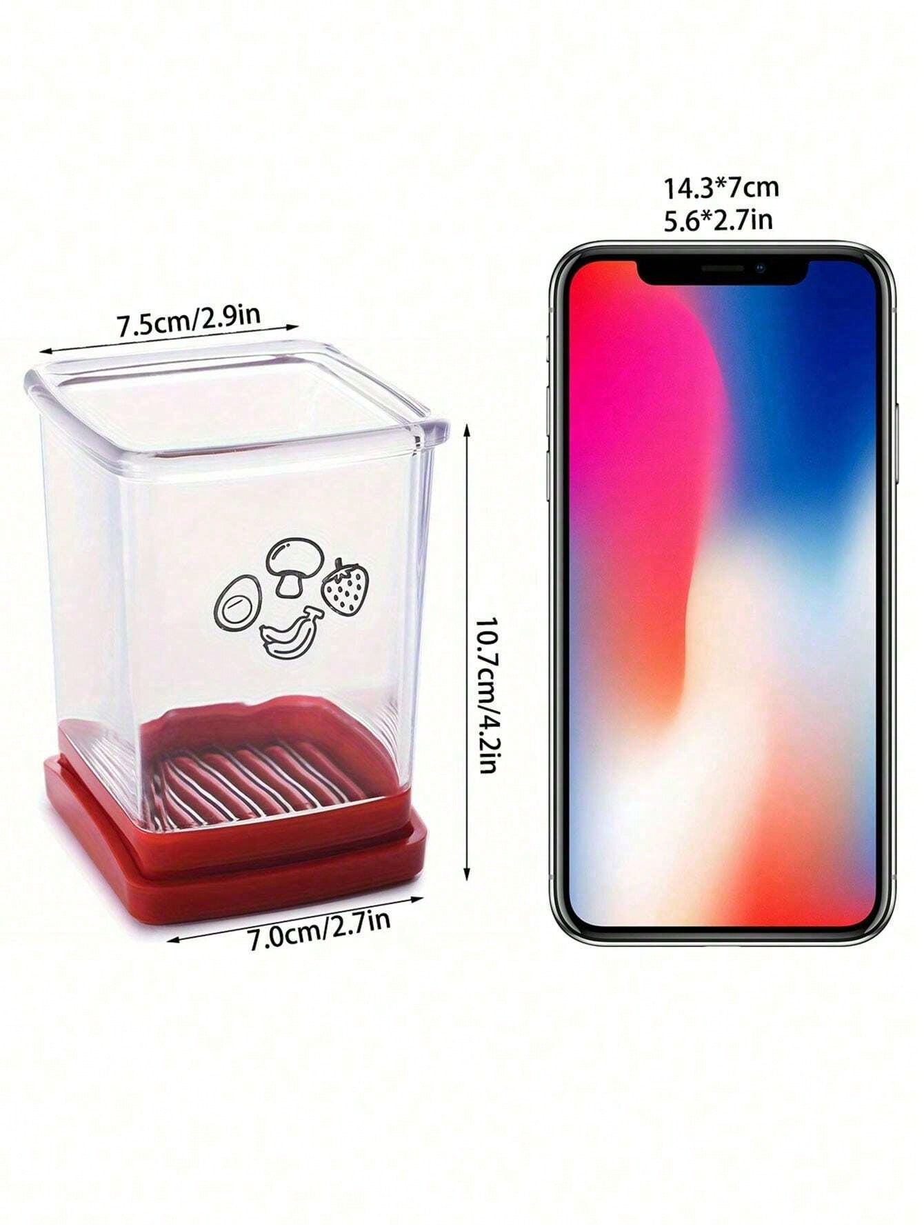 جهاز تقطيع الفاكهة والخضروات بسرعة، جهاز تقطيع الكوب المصنوع من الفولاذ المقاوم للصدأ،