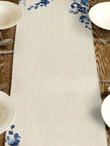 جريدة زهرية زرقاء للطاولة من النمط الحديث