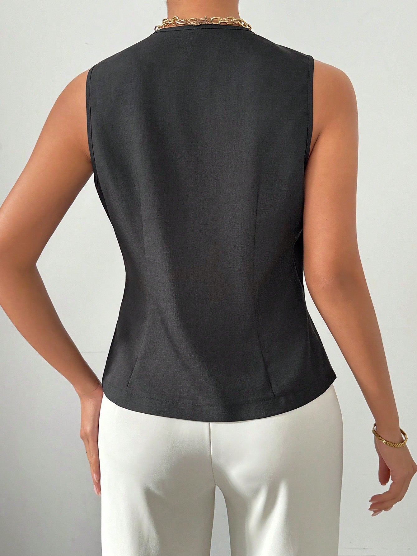 سترة نسائية مقصوصة بلاك، بدلة عباية بلا أكمام