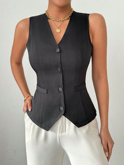 سترة نسائية مقصوصة بلاك، بدلة عباية بلا أكمام