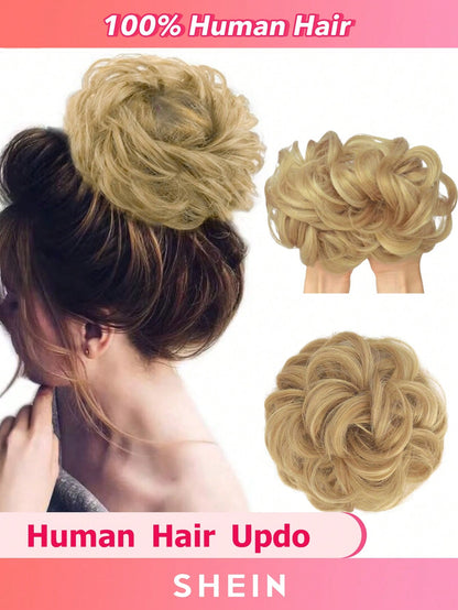 قطعة شعر الكعكة غير المرتبة بطول 4 إنشات