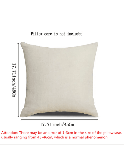 غطاء وسادة مطبوع بزهر فني عتيق للأريكة والسرير