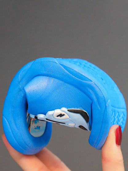 شبشب بناتي للأطفال الرضع ذو أنماط سيارة كرتونية والأميرات، مقاوم للانزلاق ومقاوم للماء ومسامي ومناسب للاستخدام الداخلي والخارجي والشاطئ في فصل الصيف.