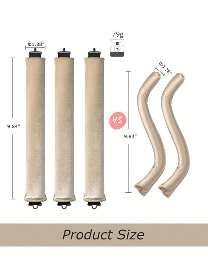 طقم بكرات الشعر 3 قطع،