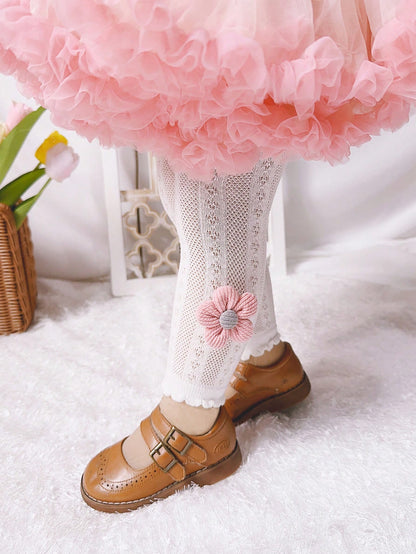 شورت بطانة ضد البعوض للصيف للبنات مزين بنقوش زهور جميلة ومناسب للأنشطة الخارجية