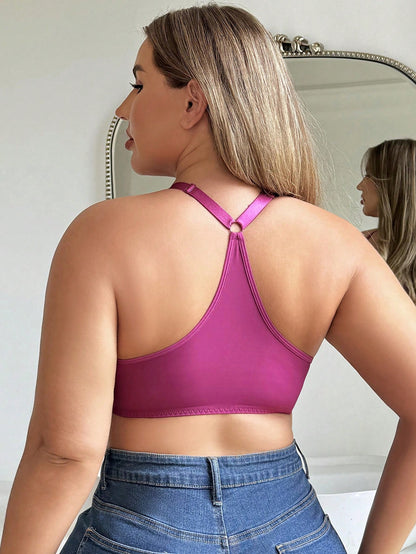 صدرية بدون صلب مع حمالة صدر مقاس كبير